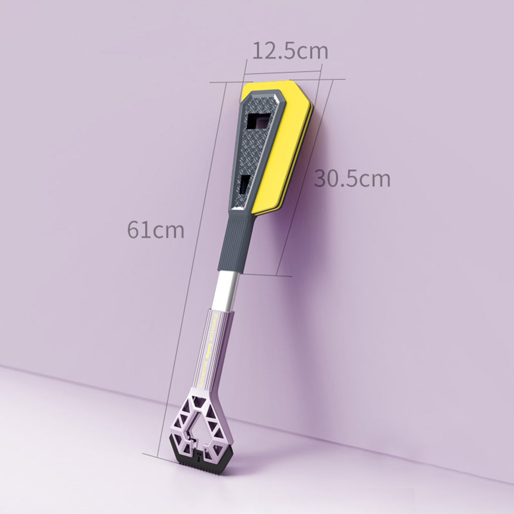 Universal Car Snow Shovel Accessories Ice Scraper Ice Breaker for Winter Double Purple Sedan