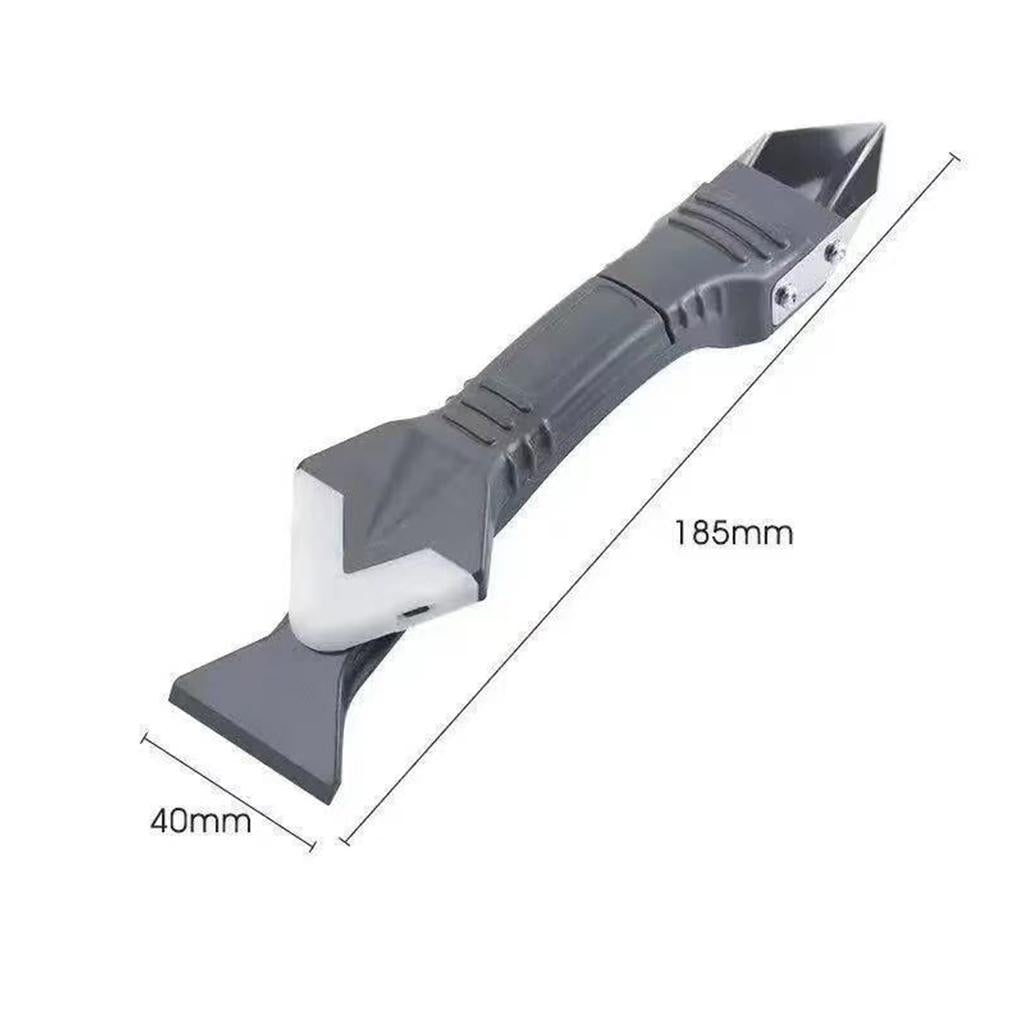 3 In 1 Glue Shovel Angle Scraper Caulking Tool Multifunctional Rubber Shovel Plastic Head