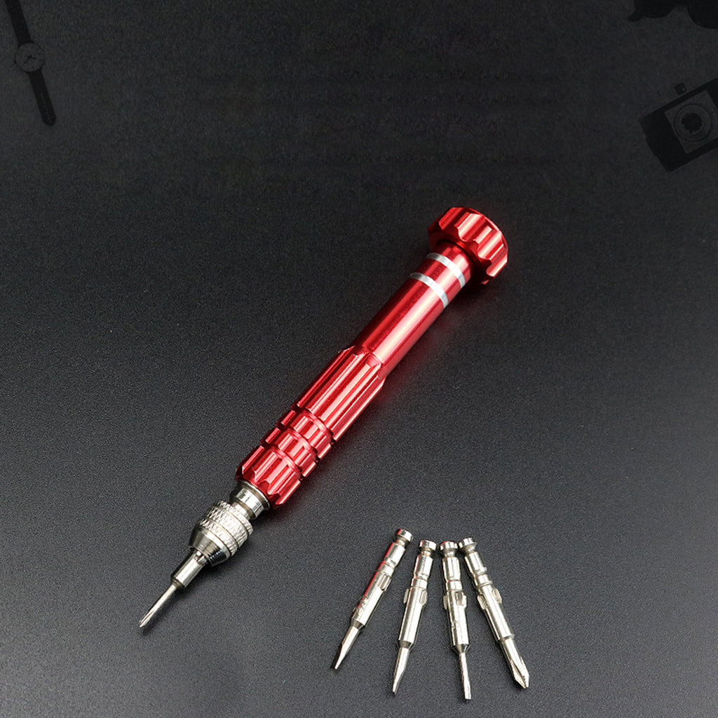 Electronic Phones Opening Tools Precision Screwdriver Set for Computer Watch Red