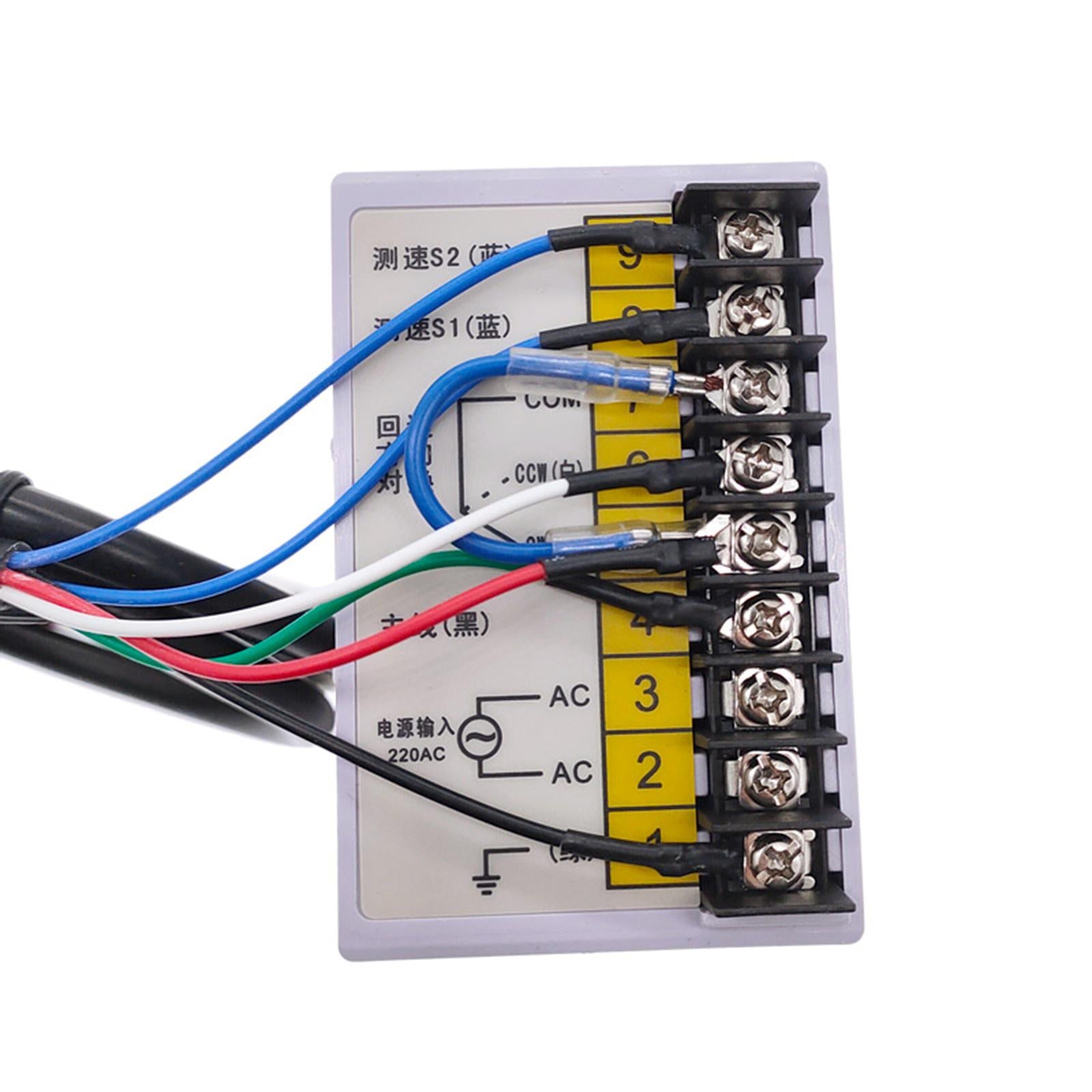 AC 220V UX-52A Display Motor Speed Pinpoint Controller for Router Greenhouse
