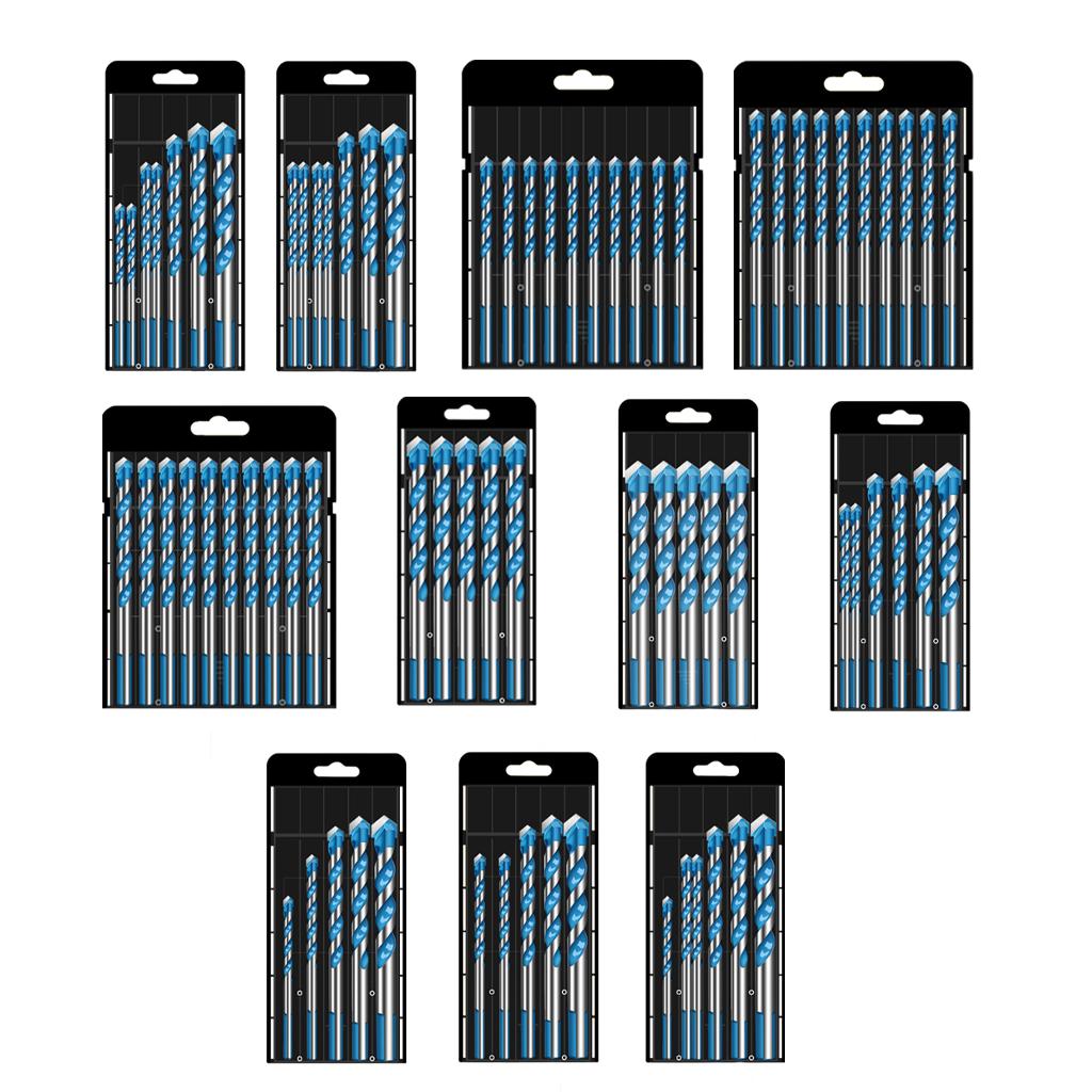 Multifunctional Drill Bits Set Alloy Steel for Porcelain Marble Hole Opener 5 6 8 10 12mm