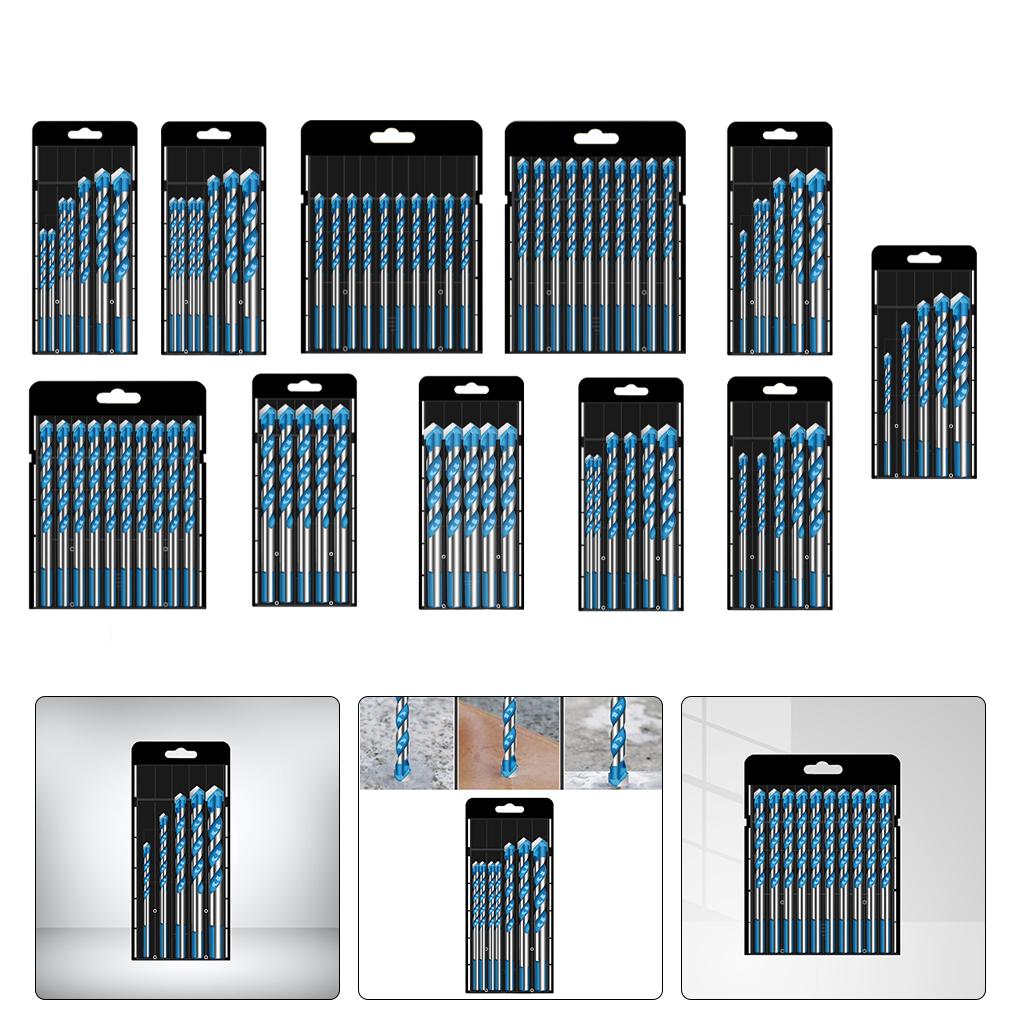 Multifunctional Drill Bits Set Alloy Steel for Porcelain Marble Hole Opener 5 6 8 10 12mm
