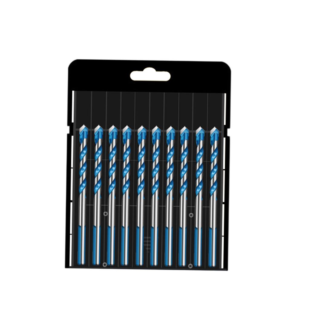 Multifunctional Drill Bits Set Alloy Steel for Porcelain Marble Hole Opener 5mm 10pcs