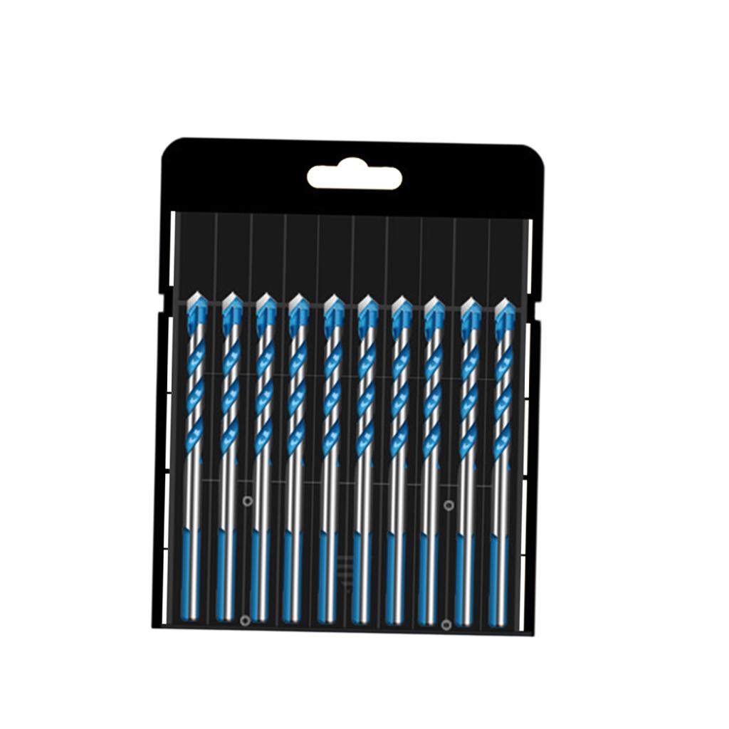 Multifunctional Drill Bits Set Alloy Steel for Porcelain Marble Hole Opener 5mm 10pcs