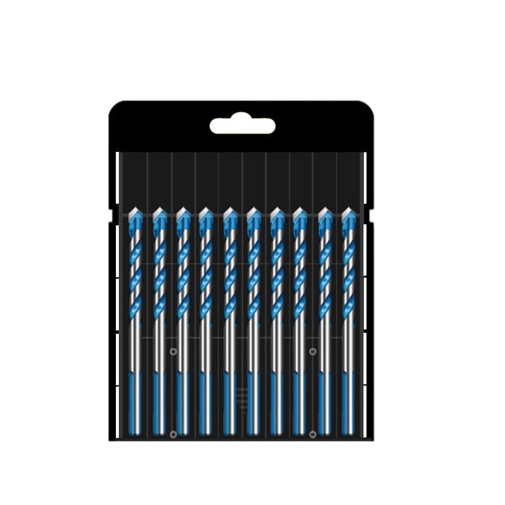 Multifunctional Drill Bits Set Alloy Steel for Porcelain Marble Hole Opener 5mm 10pcs