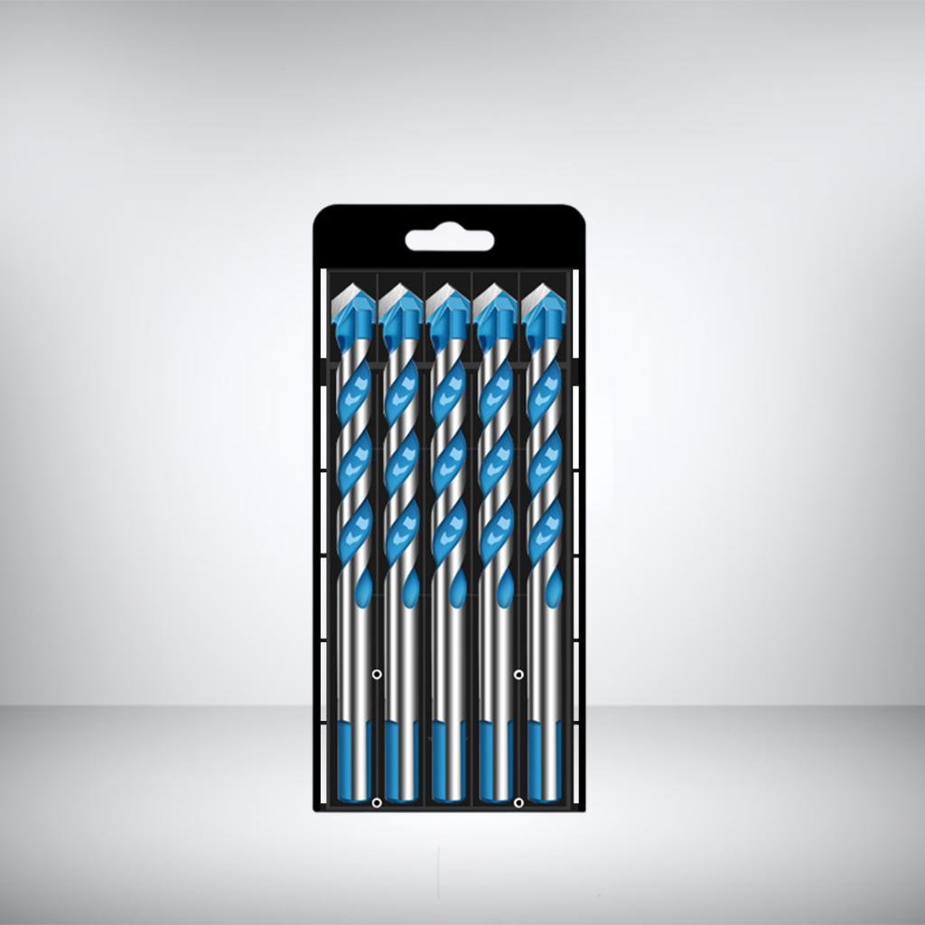 Multifunctional Drill Bits Set Alloy Steel for Porcelain Marble Hole Opener 10mm 5pcs