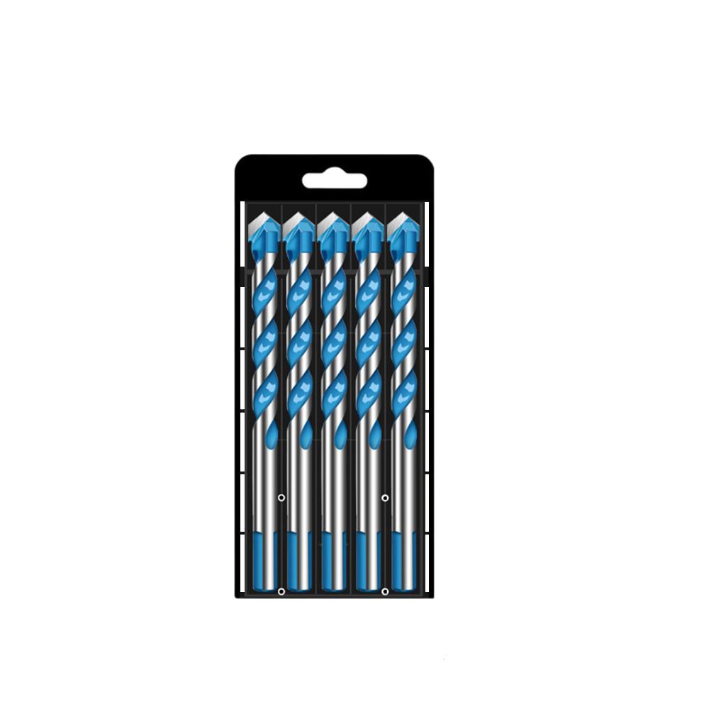 Multifunctional Drill Bits Set Alloy Steel for Porcelain Marble Hole Opener 10mm 5pcs