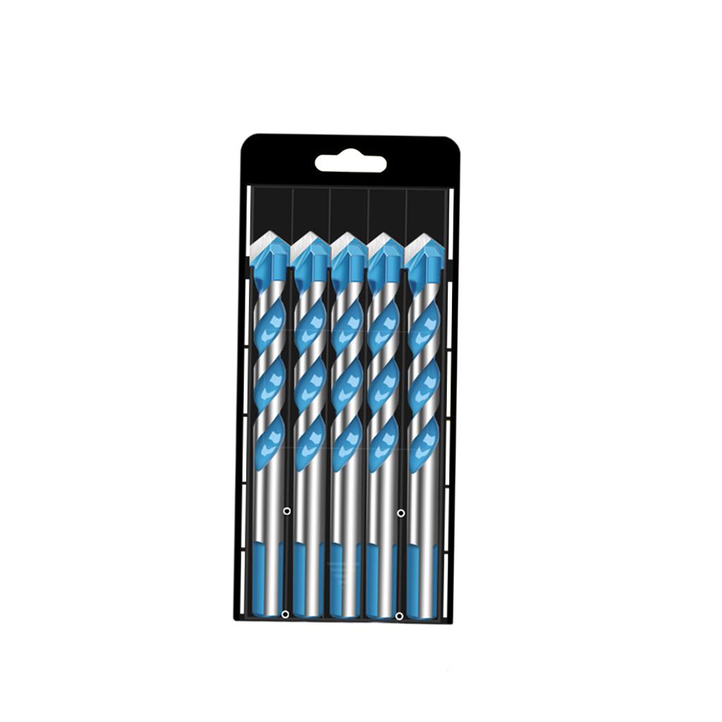 Multifunctional Drill Bits Set Alloy Steel for Porcelain Marble Hole Opener 12mm 5pcs