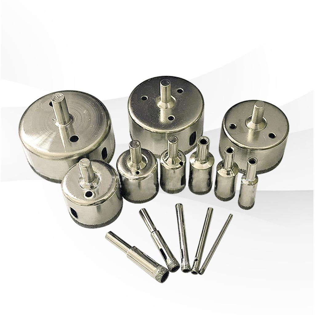 14 Pieces Diamond Tool Drill Bit Hole Hole Saw for Fiberglass Granite Marble