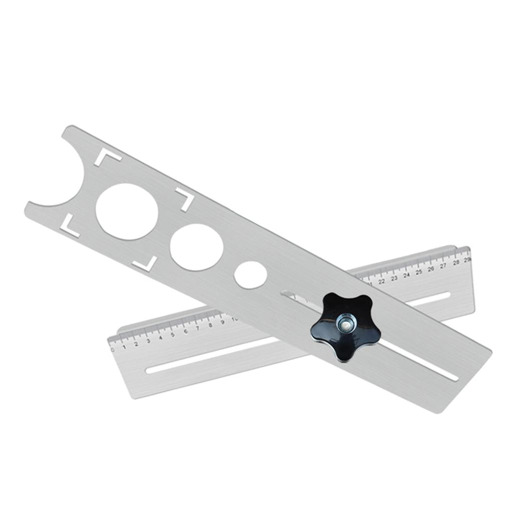 Universal Ceramic Tile Hole Locator DIY Set Hand Tools for Plastic Ceramics 60x7.5cm