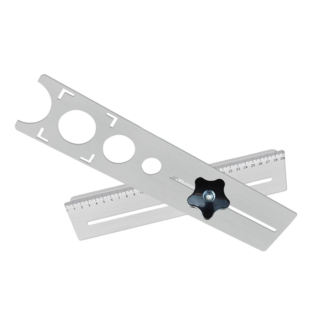 Universal Ceramic Tile Hole Locator DIY Set Hand Tools for Plastic Ceramics 60x7.5cm