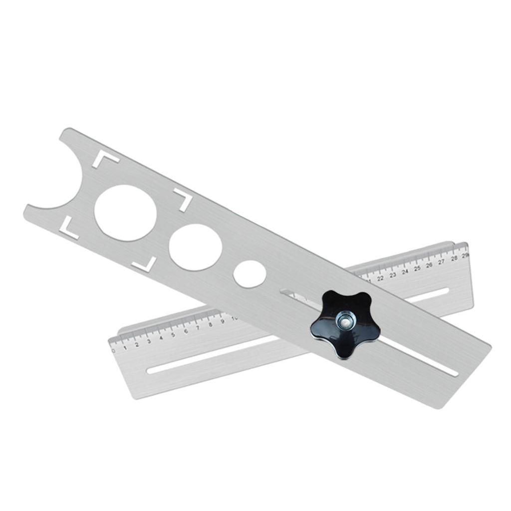 Universal Ceramic Tile Hole Locator DIY Set Hand Tools for Plastic Ceramics 60x7.5cm