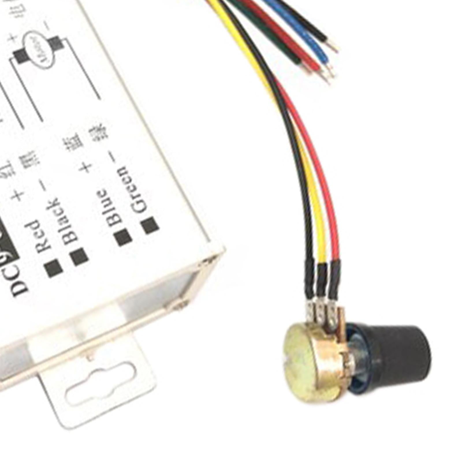 9V 12V 24V 36V 48V 60V PWM DC Motor Speed Controller Easy Installation