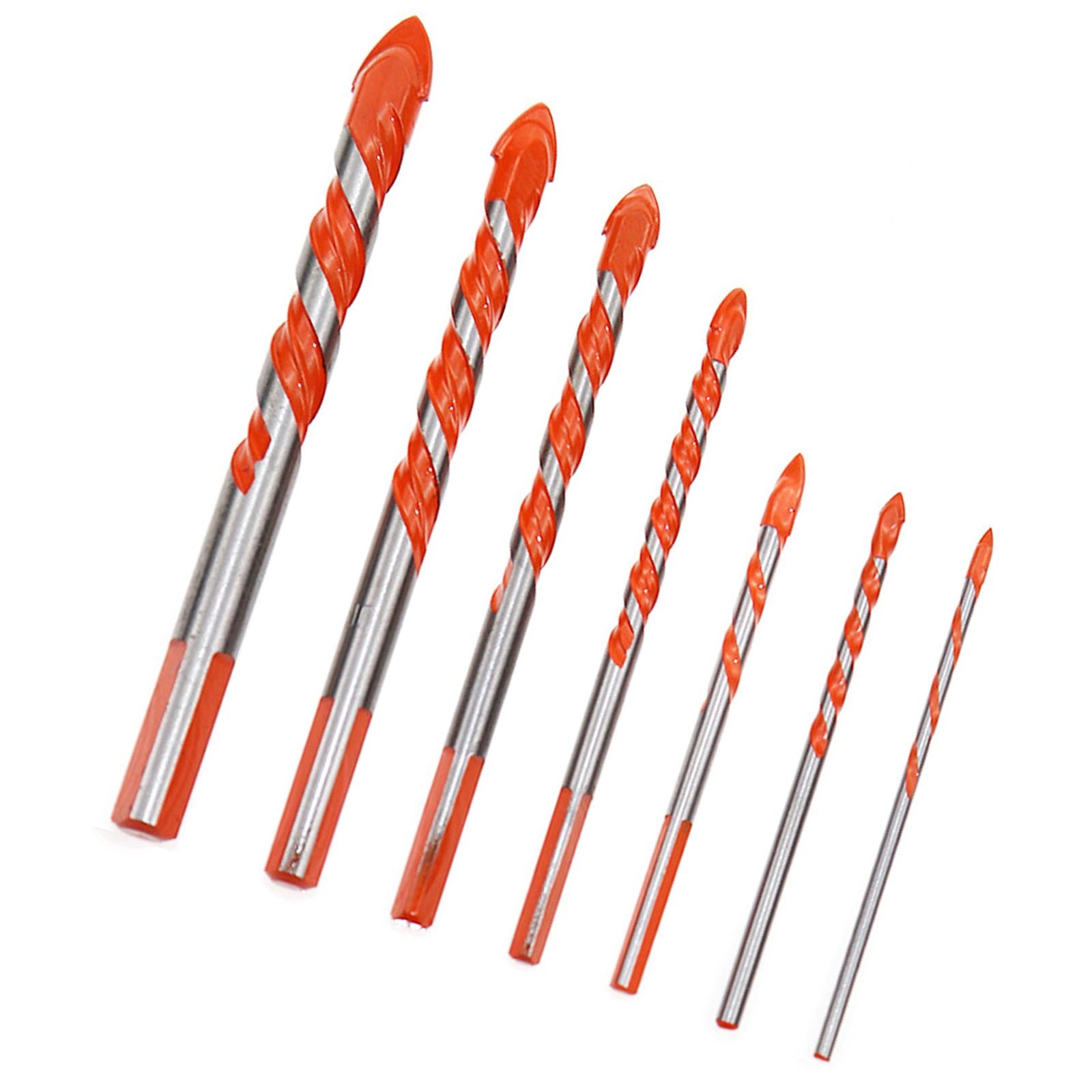 Triangle Drill Bit Set Power Tool Accessories for Brick Tile Hole Opener A