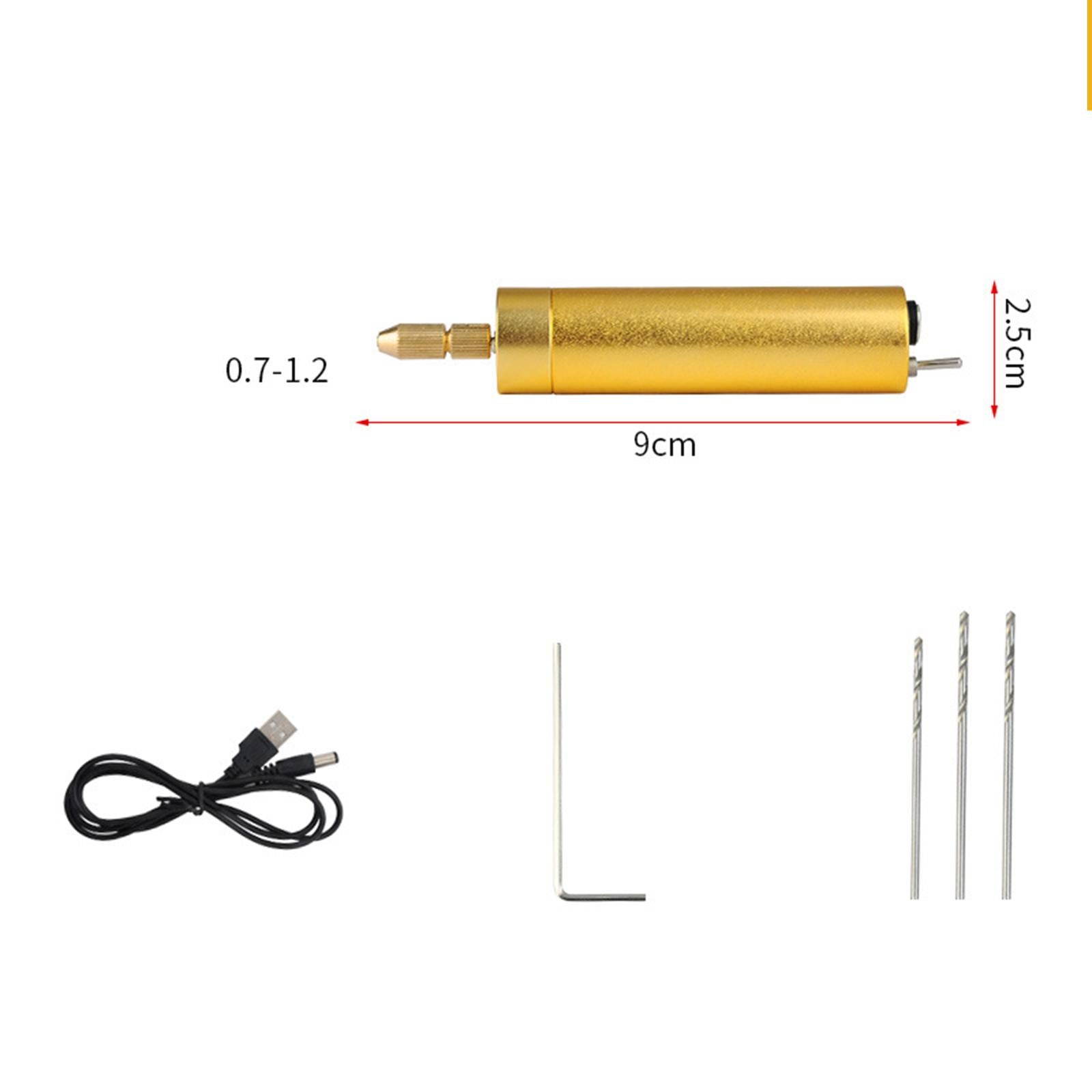 Electric Hand Drill Repair Improvement Rechargeable Multifunction for Travel 3pcs