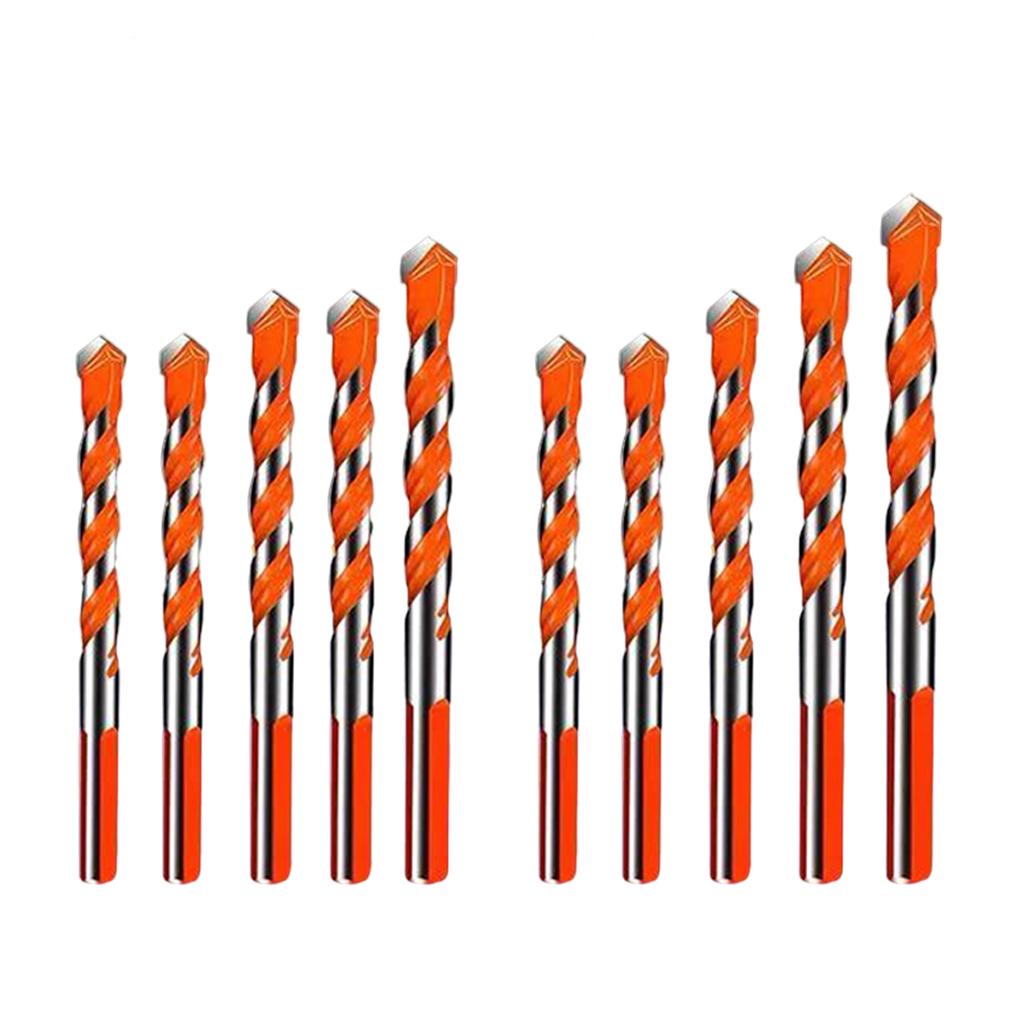 Triangle Drill Bit Set Electric Tool Twist Drill Bit for Punching Supplies A