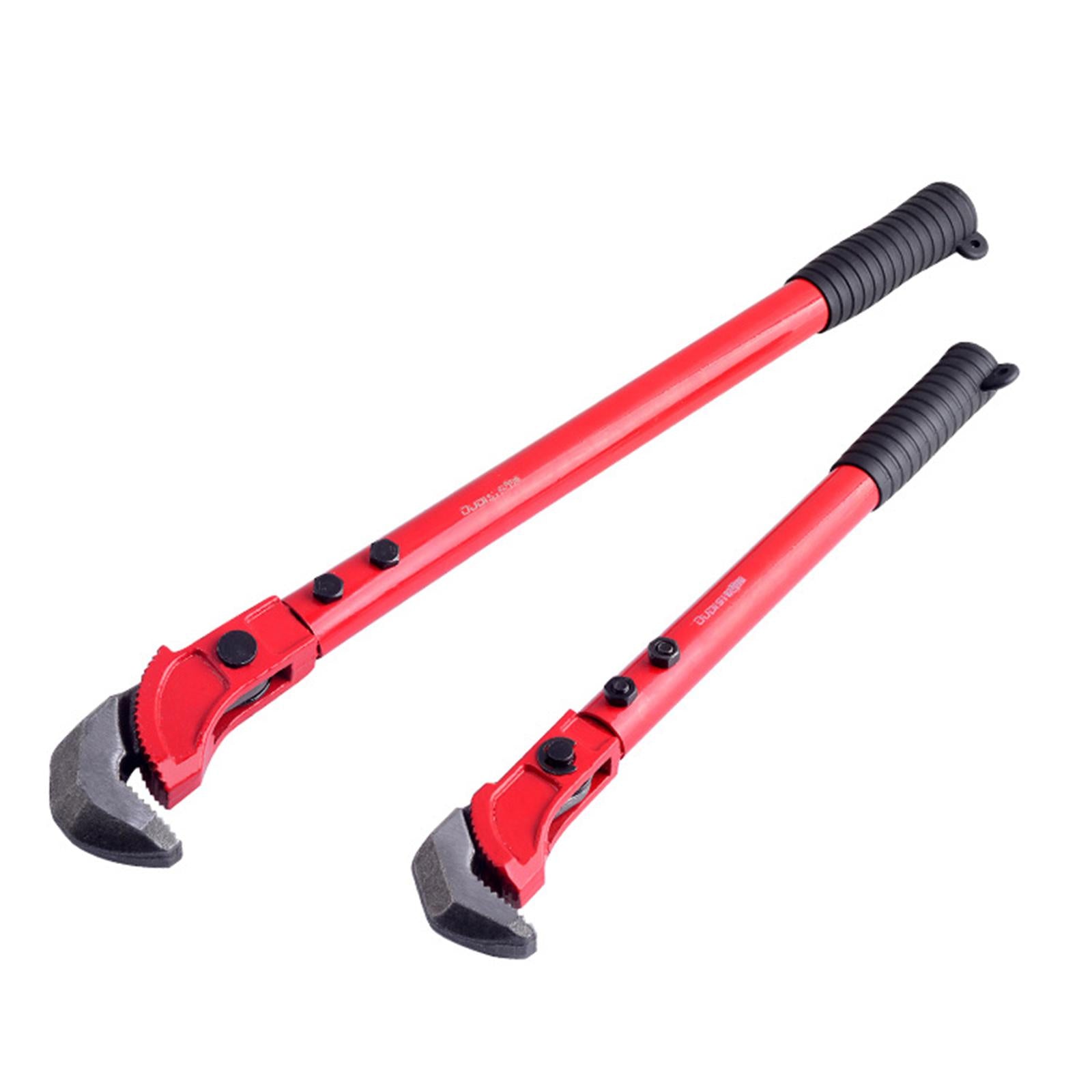 Portable Adjustable Wrench Heavy Duty Grip Spanner Hand Tool for Pipe 18inch