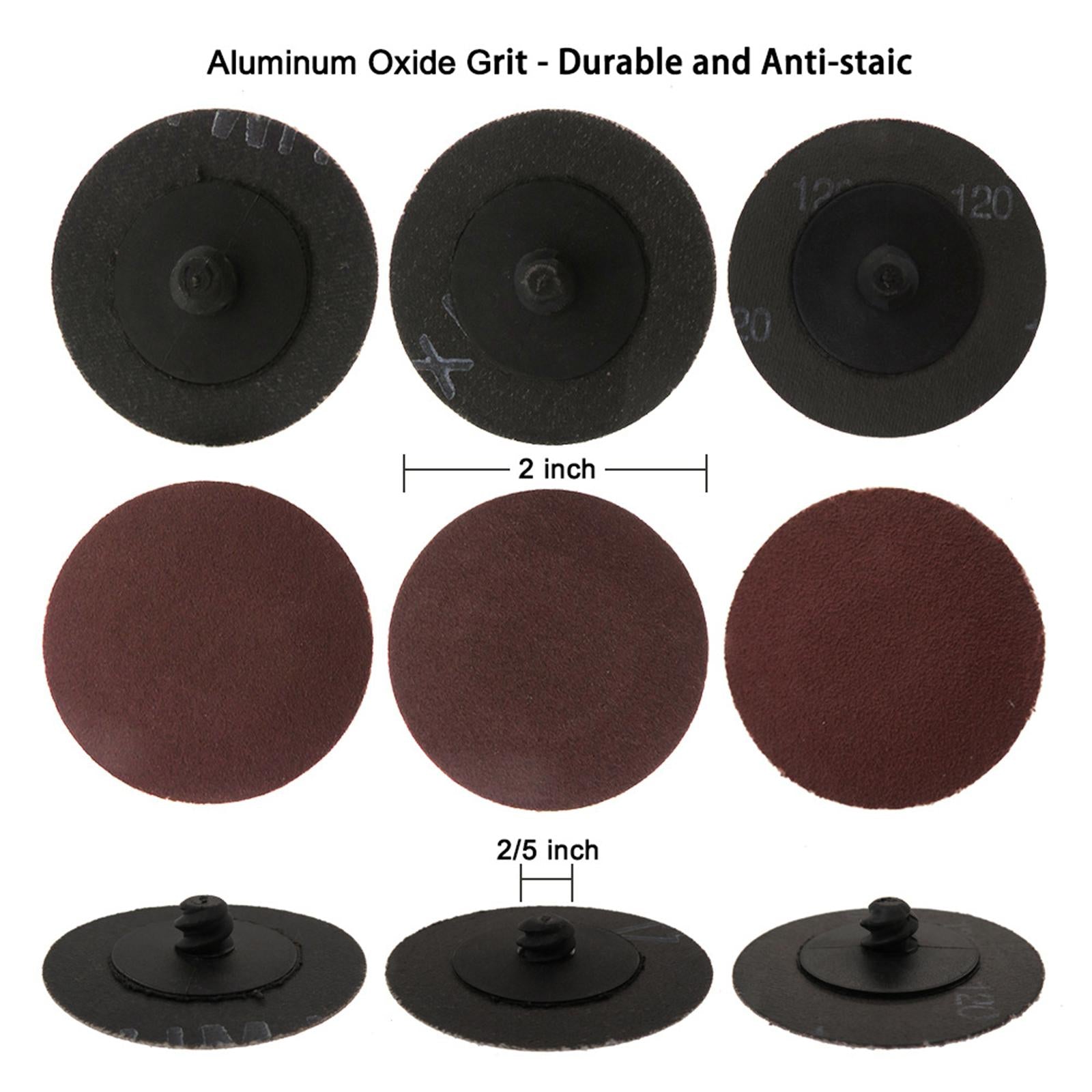 35Pcs 2inch Quick Change Discs Sanding Discs for Die Grinder