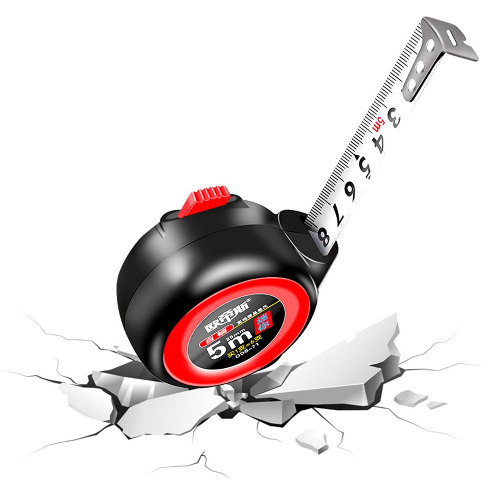 Retractable Tape Measure Ruler Portable Professional Accurate Easy Read 7.5m x 25mm