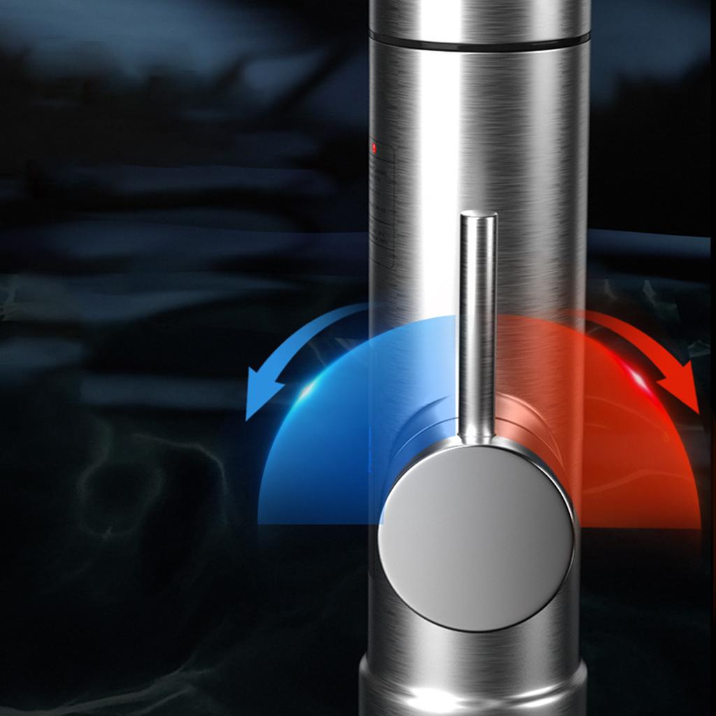 Electric Hot Water Heater Hot/Cold LED Display for Bathroom Under Sink Home