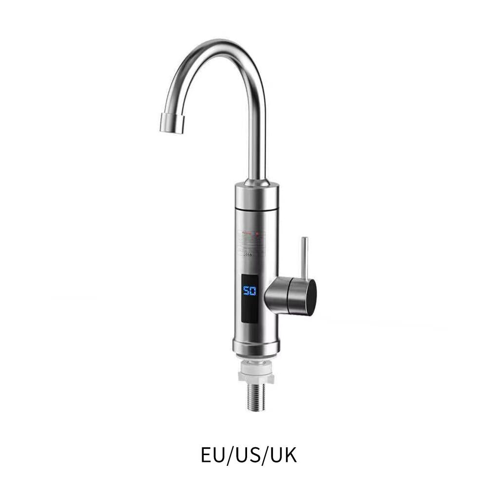 Electric Hot Water Heater Hot/Cold LED Display for Bathroom Under Sink Home