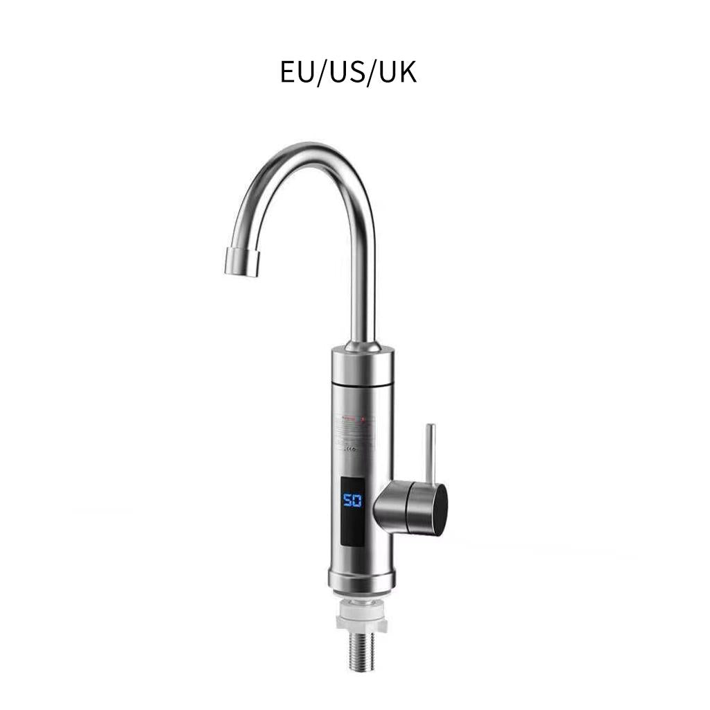 Electric Hot Water Heater Hot/Cold LED Display for Bathroom Under Sink Home