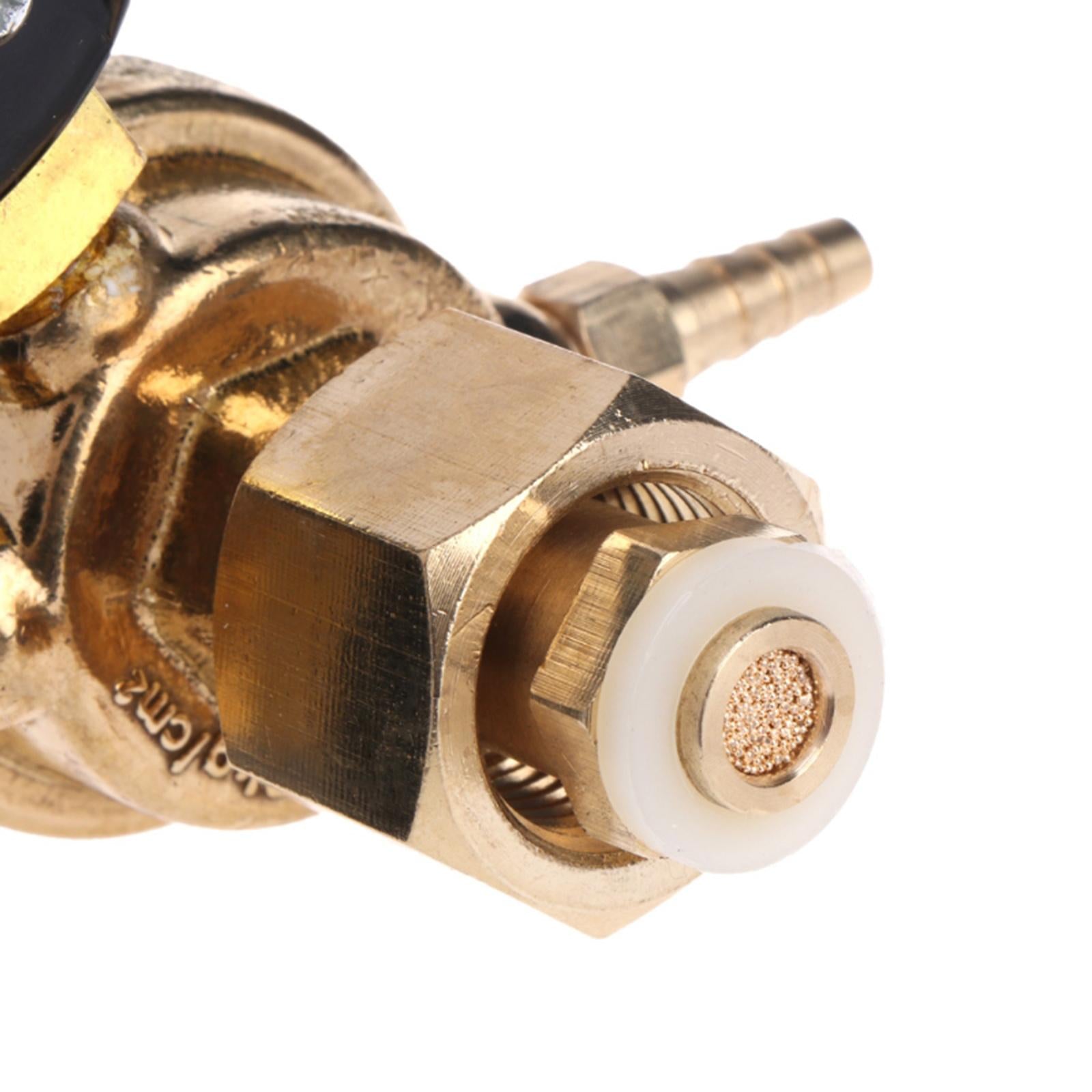 Brass Nitrogen Pressure Regulator Argon Gas for Welder Gauges Accessory