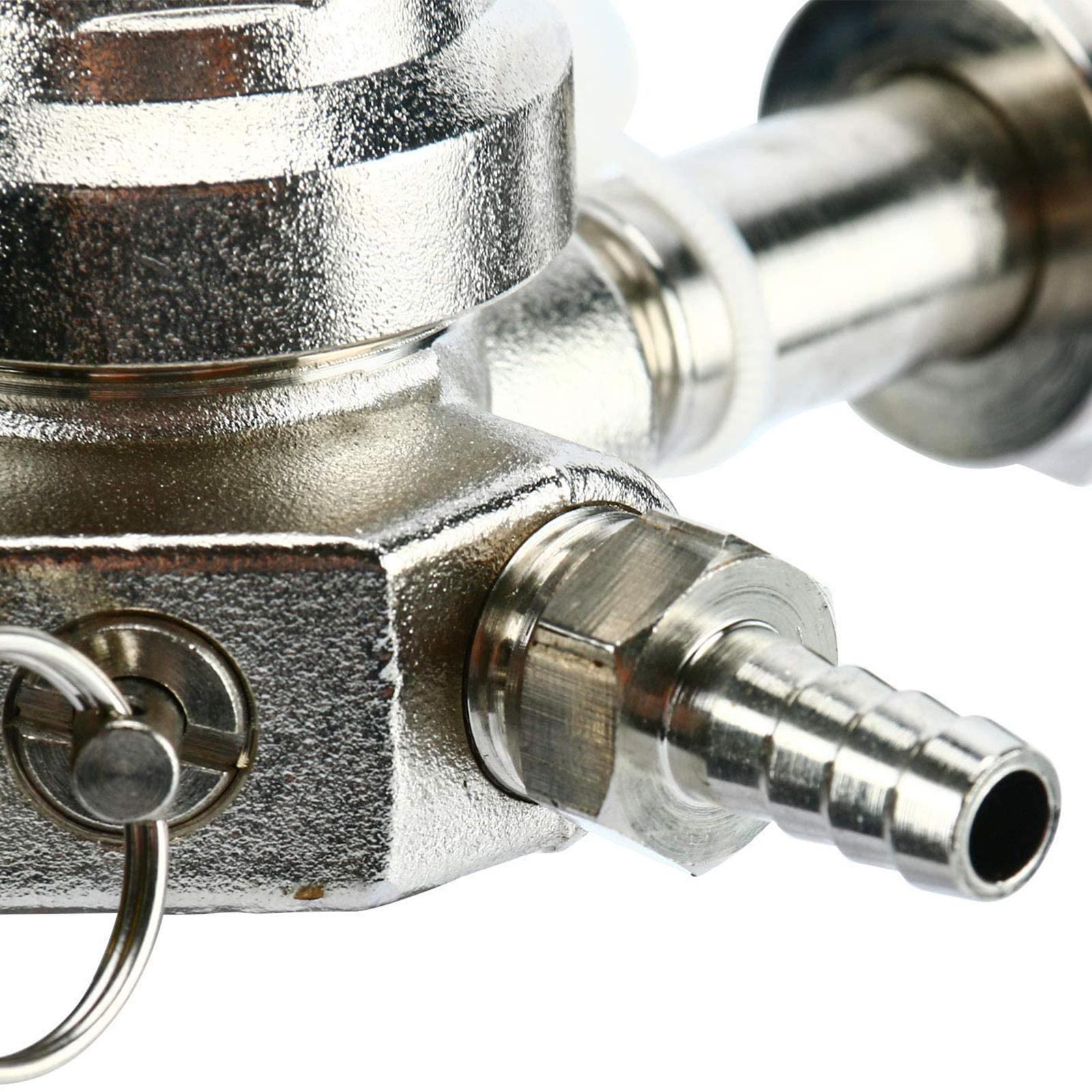 Adjustable Beer Keg CO2 Regulator Safety Pressure Relief Valve 3500 Psi Tank