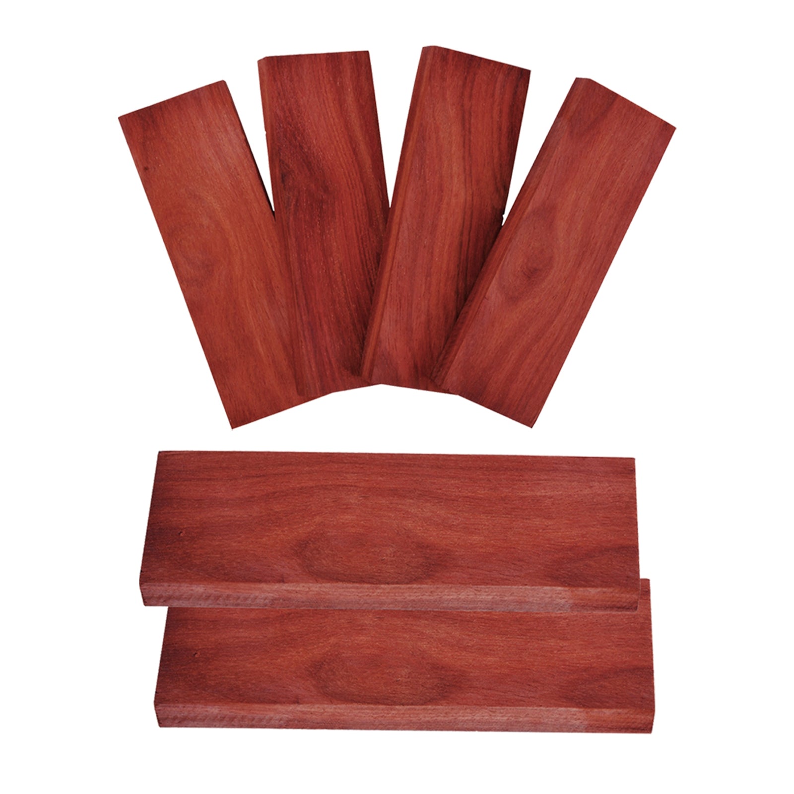Wood Knife Scales Handle Blanks Custom Tools for Sword Handle Blank Blades 4 Pieces