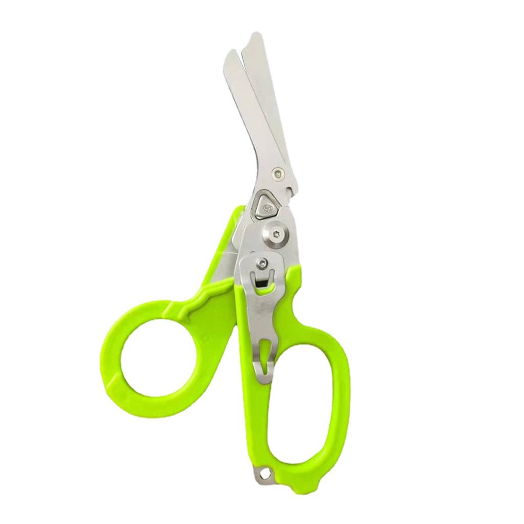 Emergency Response Shears Tactical Pliers Multi-Functional for Outdoor Green