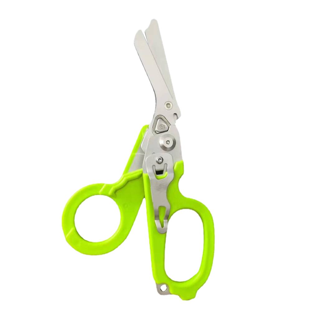 Emergency Response Shears Tactical Pliers Multi-Functional for Outdoor Green