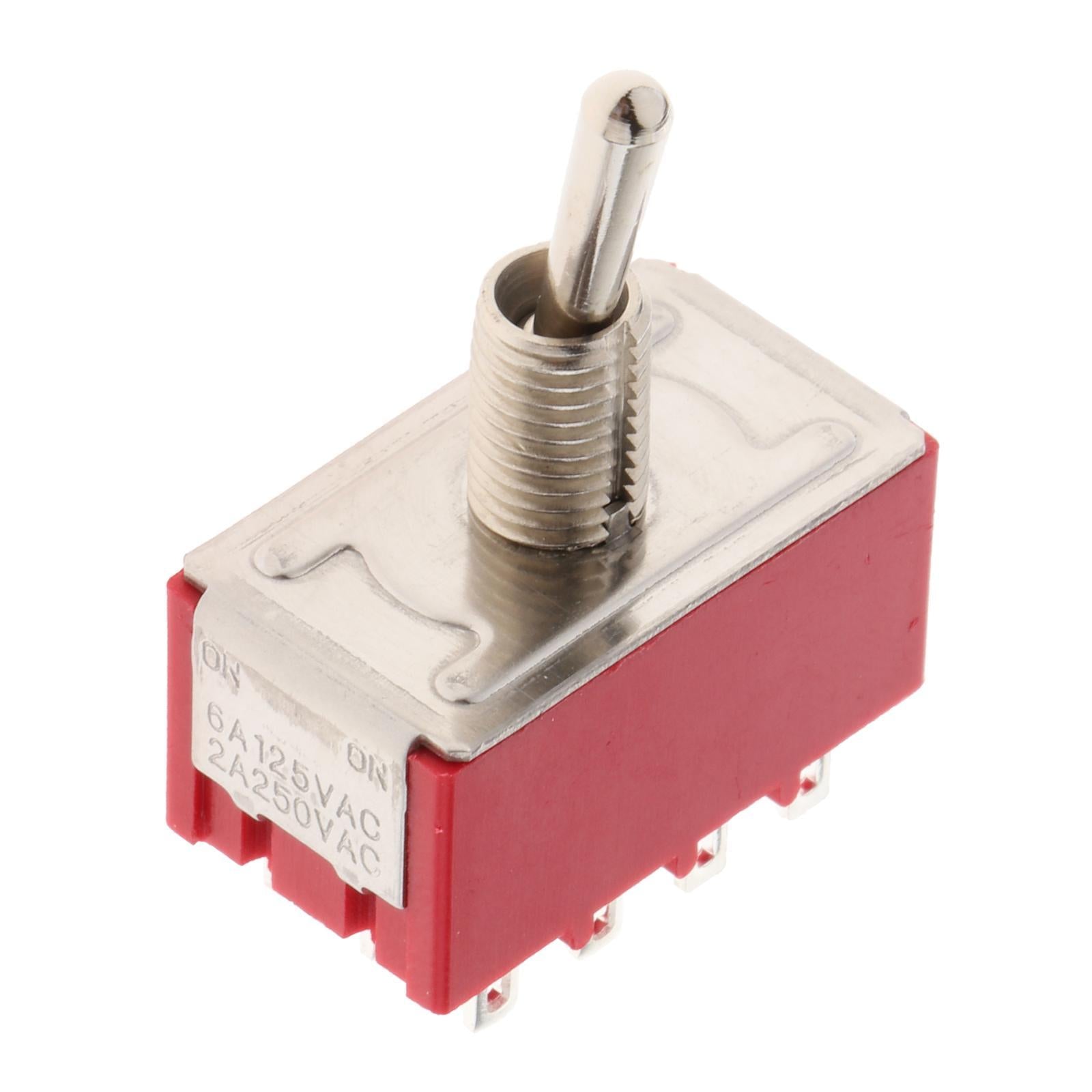 Mini 12Pin 2/3 Position Toggle Switch Easy to Install for Auto Car MTS-402