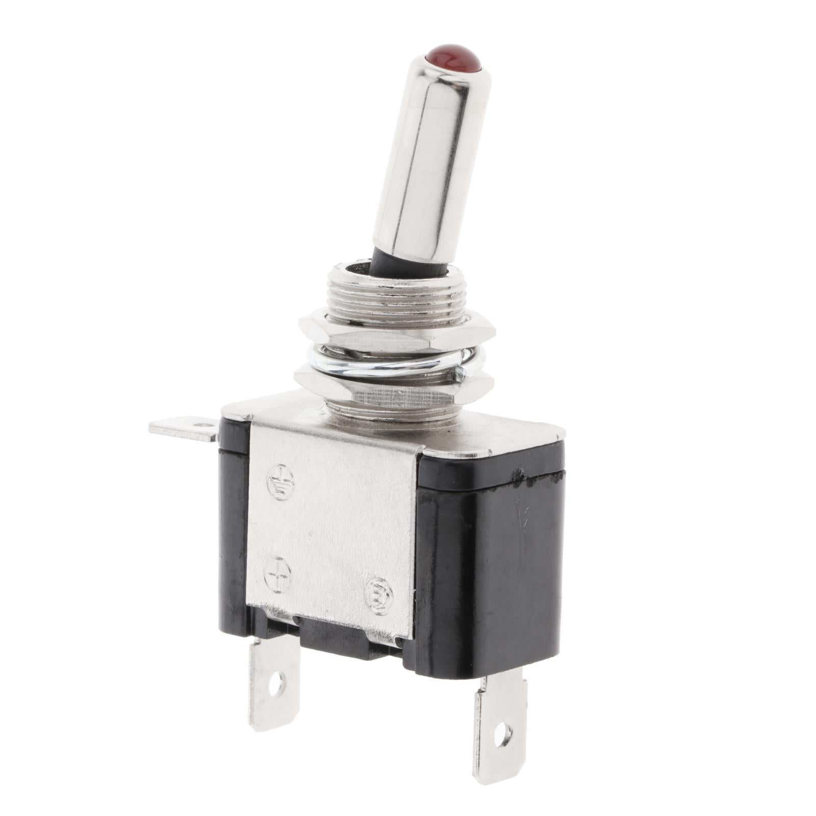 LED Light Rocker Toggle Switch On-Off Dpdt Toggle Switch for Car Supplies blue