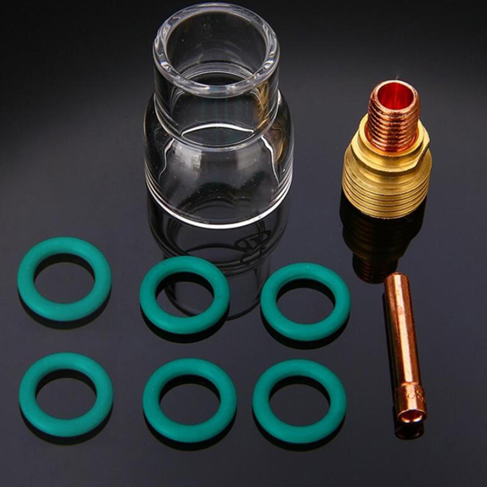 TIG Torch Kit Gas Lens Heating Cup Collect Kit for Wp-17/18/26 Solderer
