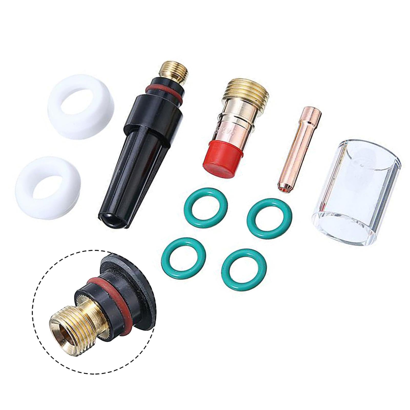 10 Pieces Welding Consumable Kit TIG Welding Torch for WP 17/18/26 Series