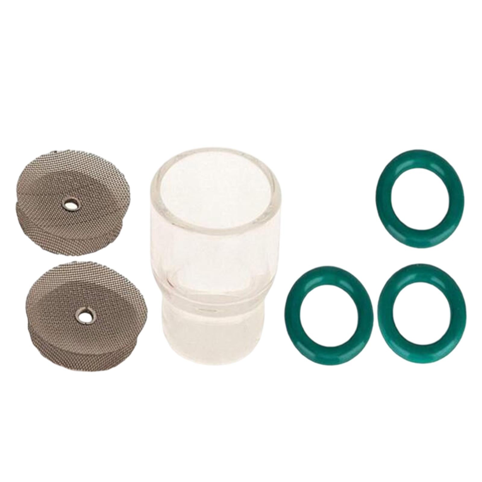 6x #12 Glass Pyrex Cup O-Rings Collet Body for WP9/20/WP24/25/WP17/18/26