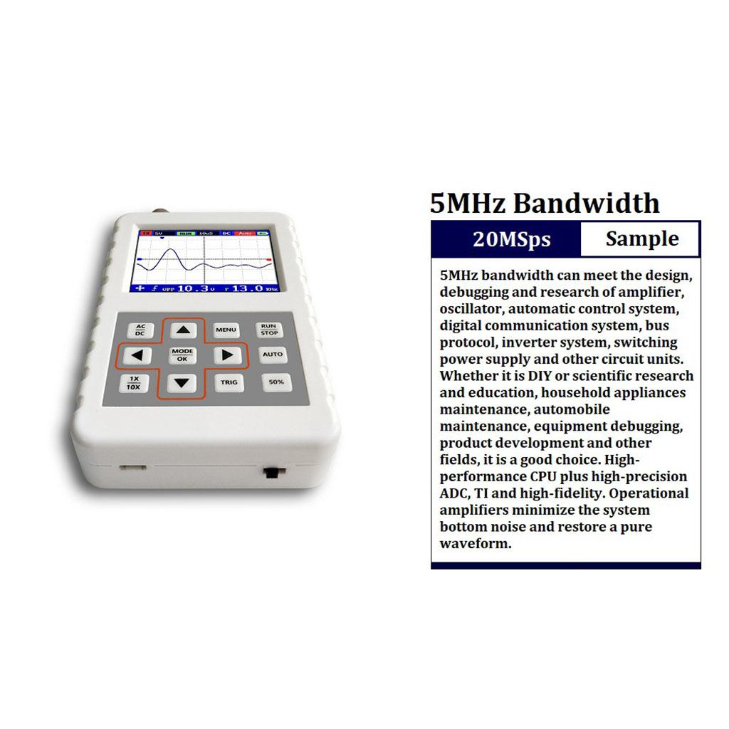 Handheld Digital Oscilloscope for Product Development Research Education PRO