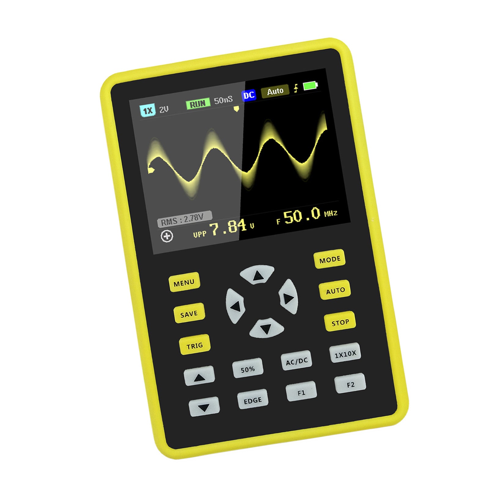 Handheld Digital Oscilloscope 500MS/S Sampling Rate for Appliance Repairing