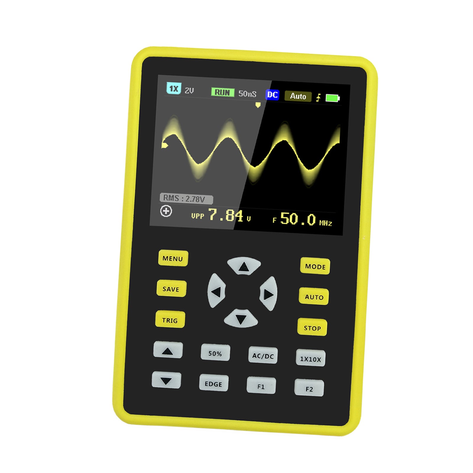 Handheld Digital Oscilloscope 500MS/S Sampling Rate for Appliance Repairing