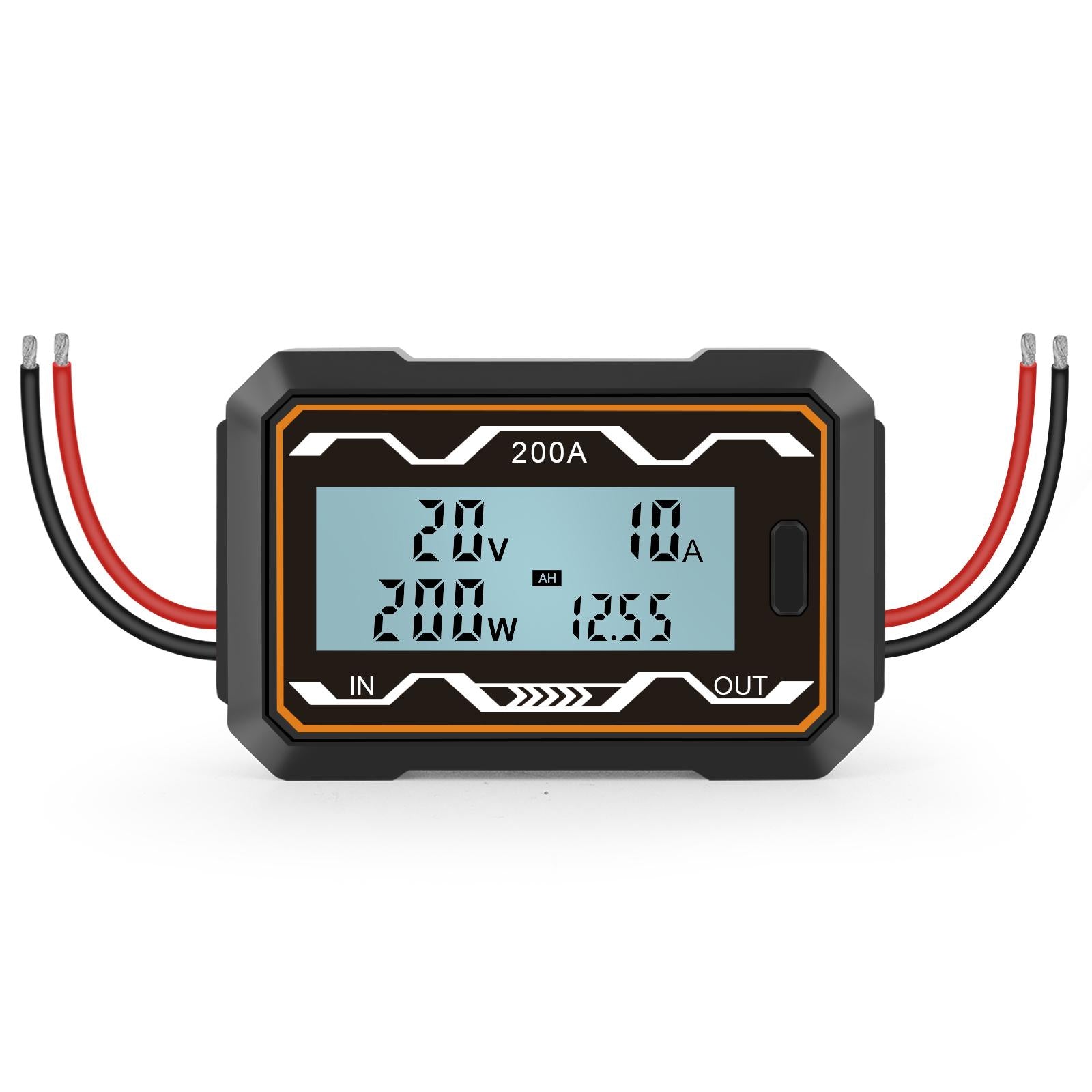 High Precision Watt Meter Multifunctional Tester Power Consumption Meter 200A