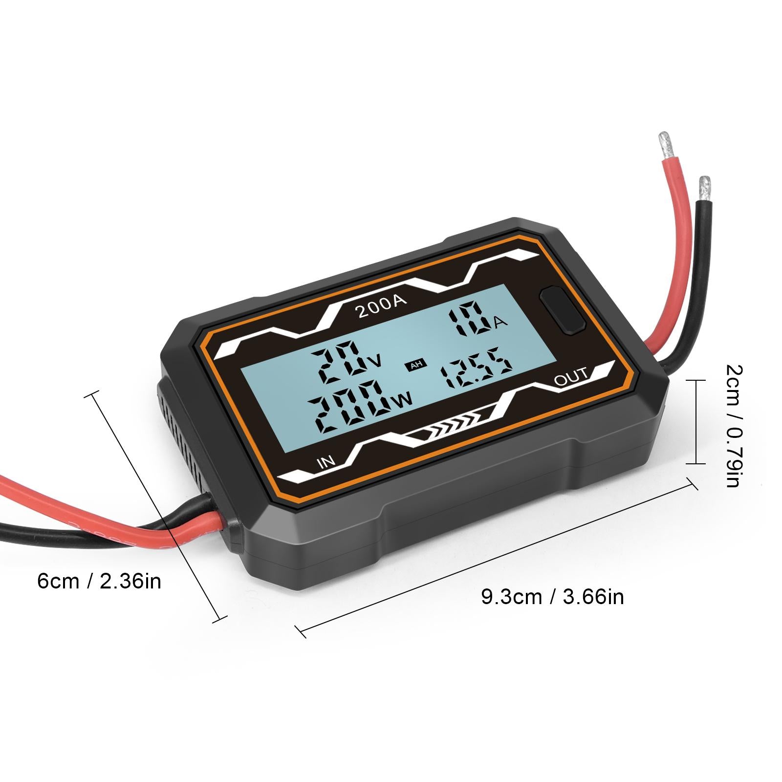 High Precision Watt Meter Multifunctional Tester Power Consumption Meter 200A