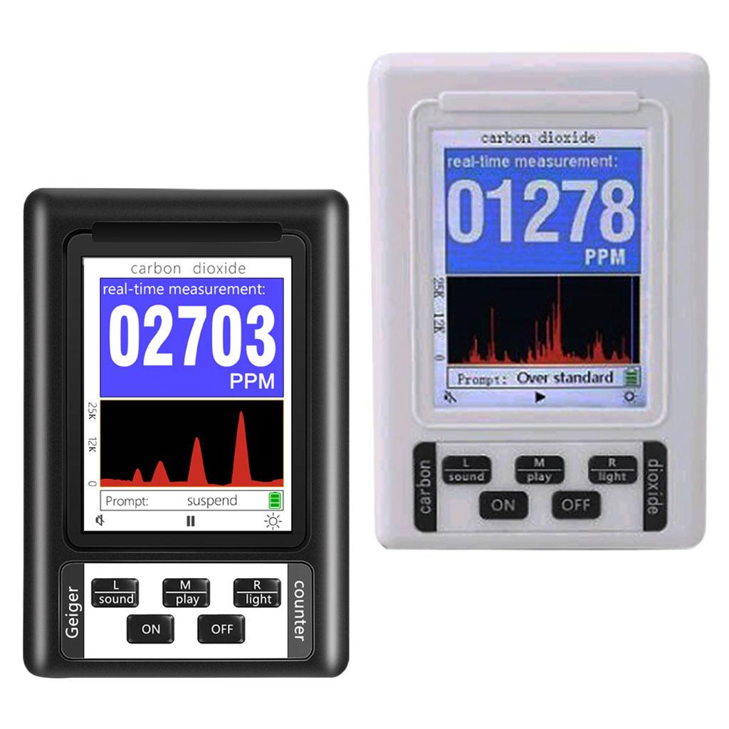 Intelligent Air Quality Monitor Portable Professional for Household Home White