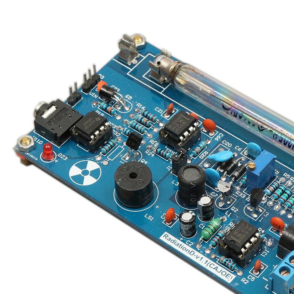 DIY Geiger Counter Kit Nuclear Radiation Detector Audio Alarm for Stone