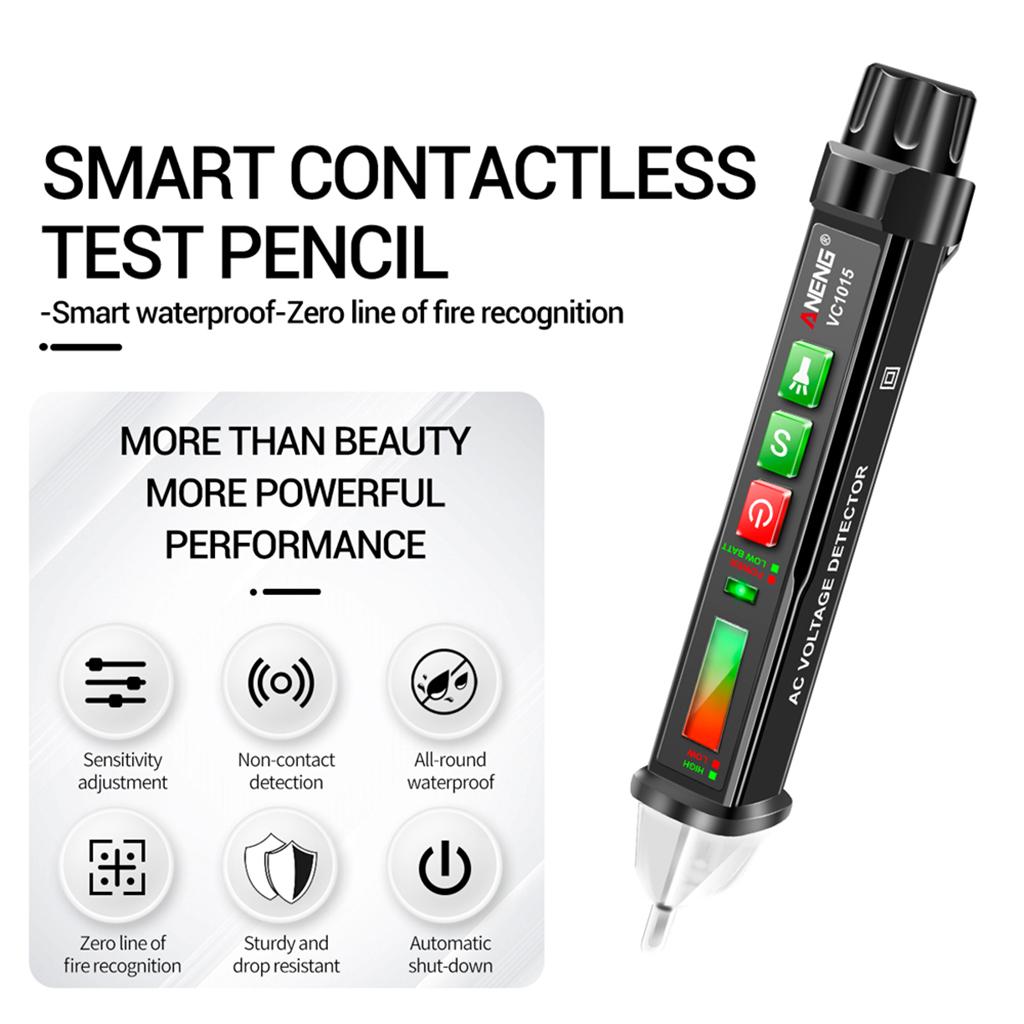 Voltage Tester Pen Electric Volt Alert Detector Non Contact AC Sensor