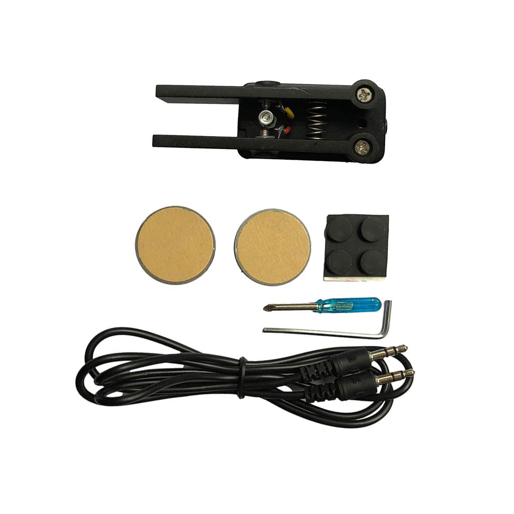 Qu7025 Dual Paddle Automatic Key Shortwave Radio CW Morse Code Base Magnetic
