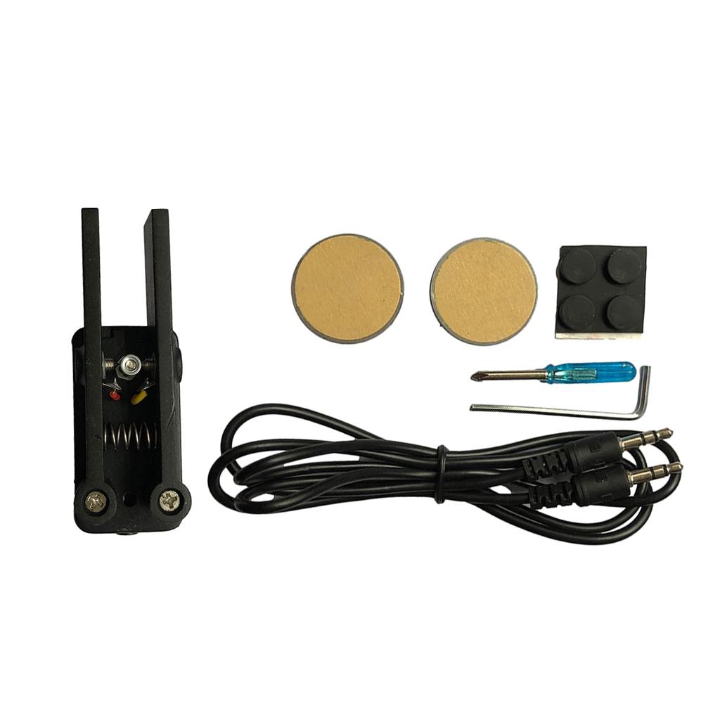 Qu7025 Dual Paddle Automatic Key Shortwave Radio CW Morse Code Base Magnetic