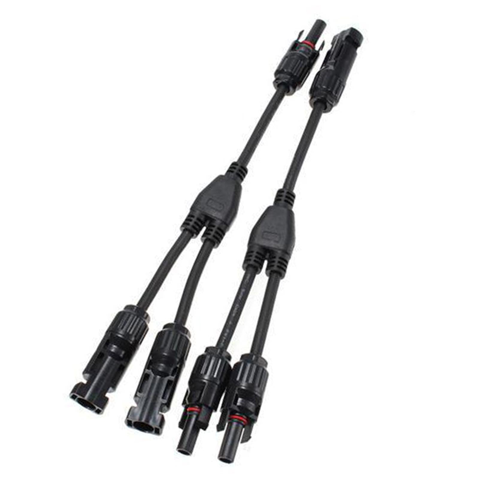 2Pcs Y Type Solar Panel Cable Connector for Photovoltaic Solar Panel System