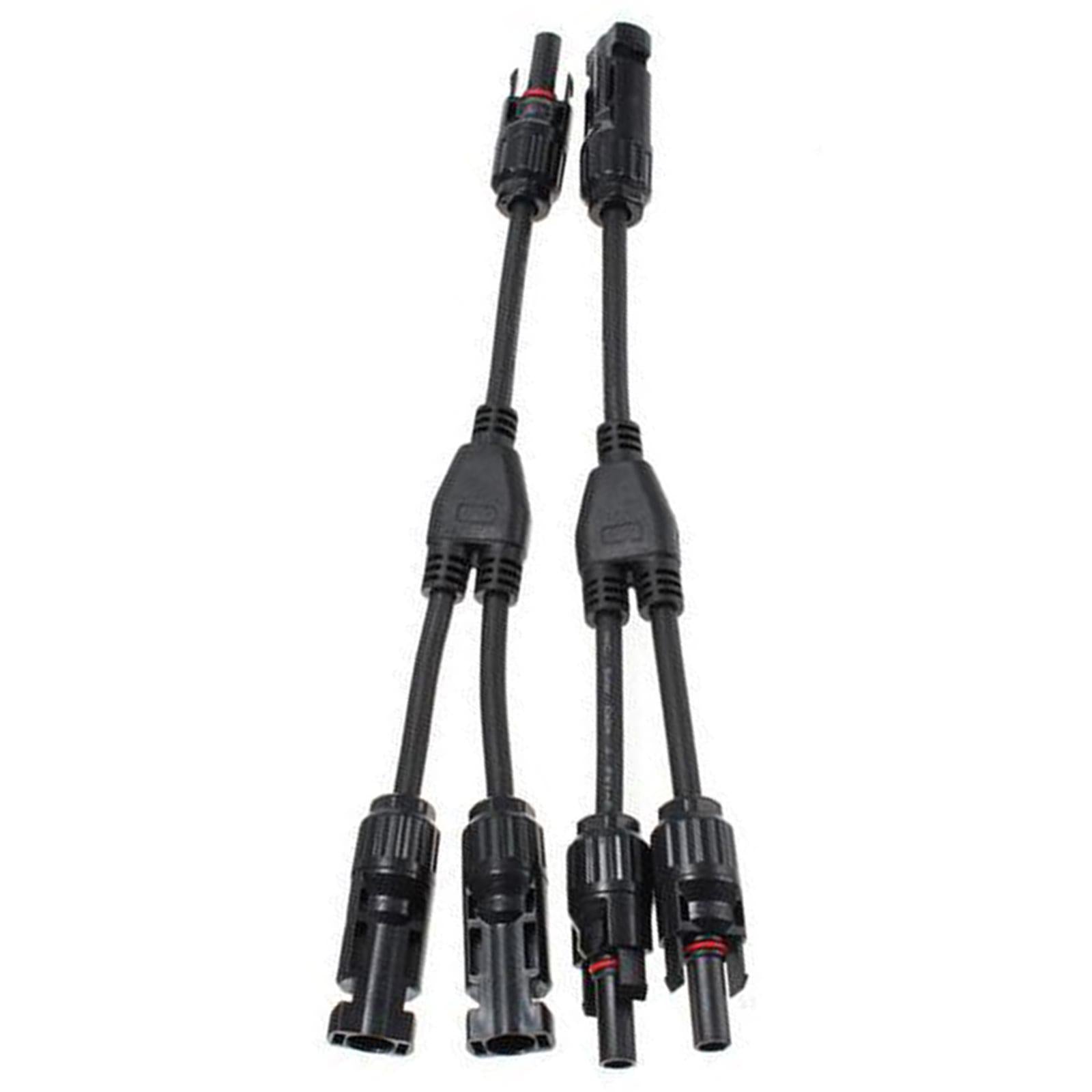 2Pcs Y Type Solar Panel Cable Connector for Photovoltaic Solar Panel System