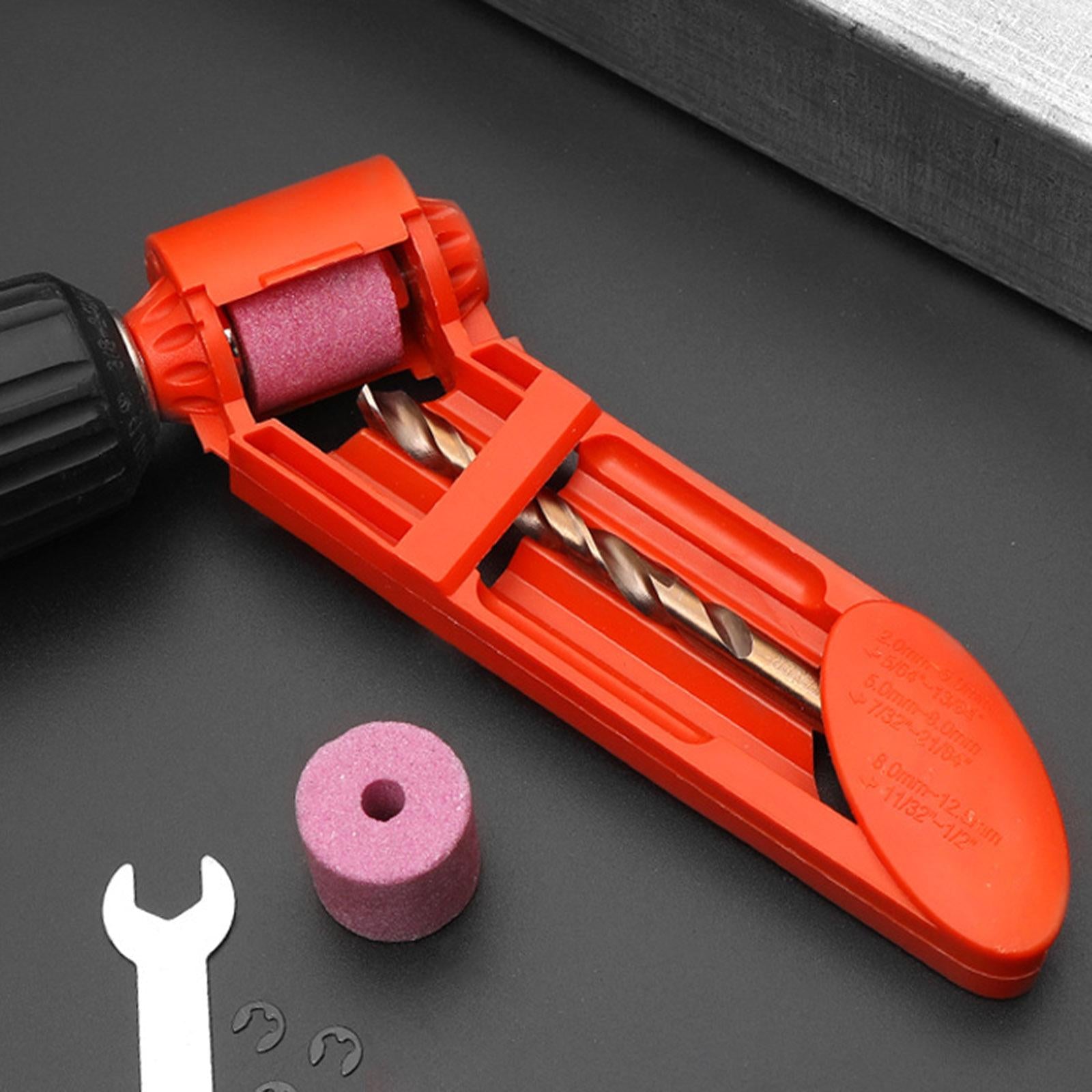 Drill Bit Sharpeners for Step Drill Accessories Woodworking Metalworking orange