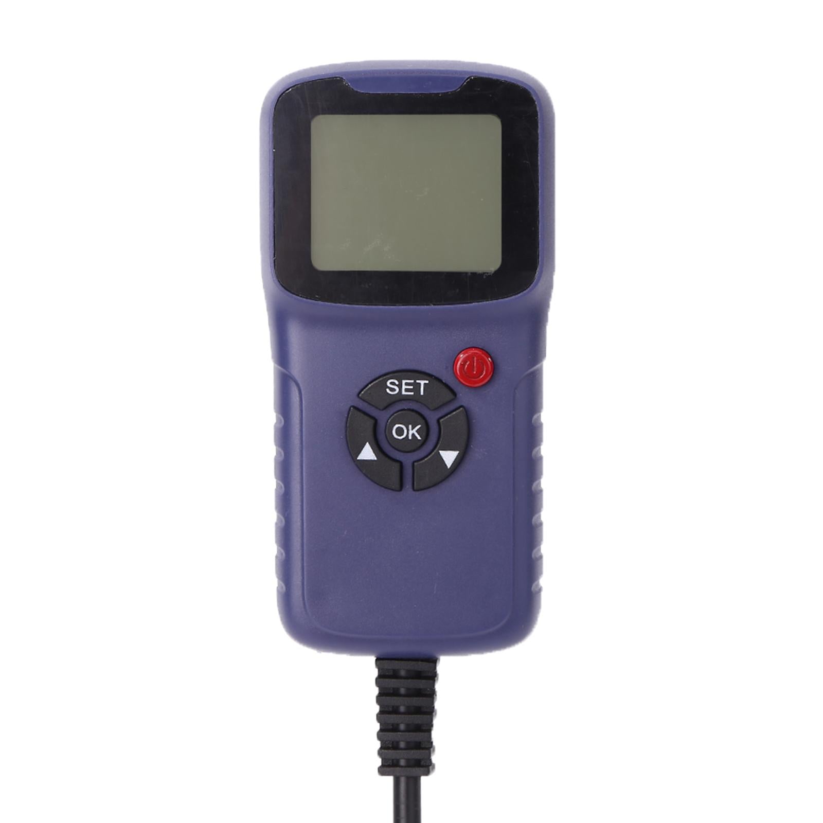 12V Battery Tester Automotive Load with Crocodile Clips CCA for Car Boat Purple